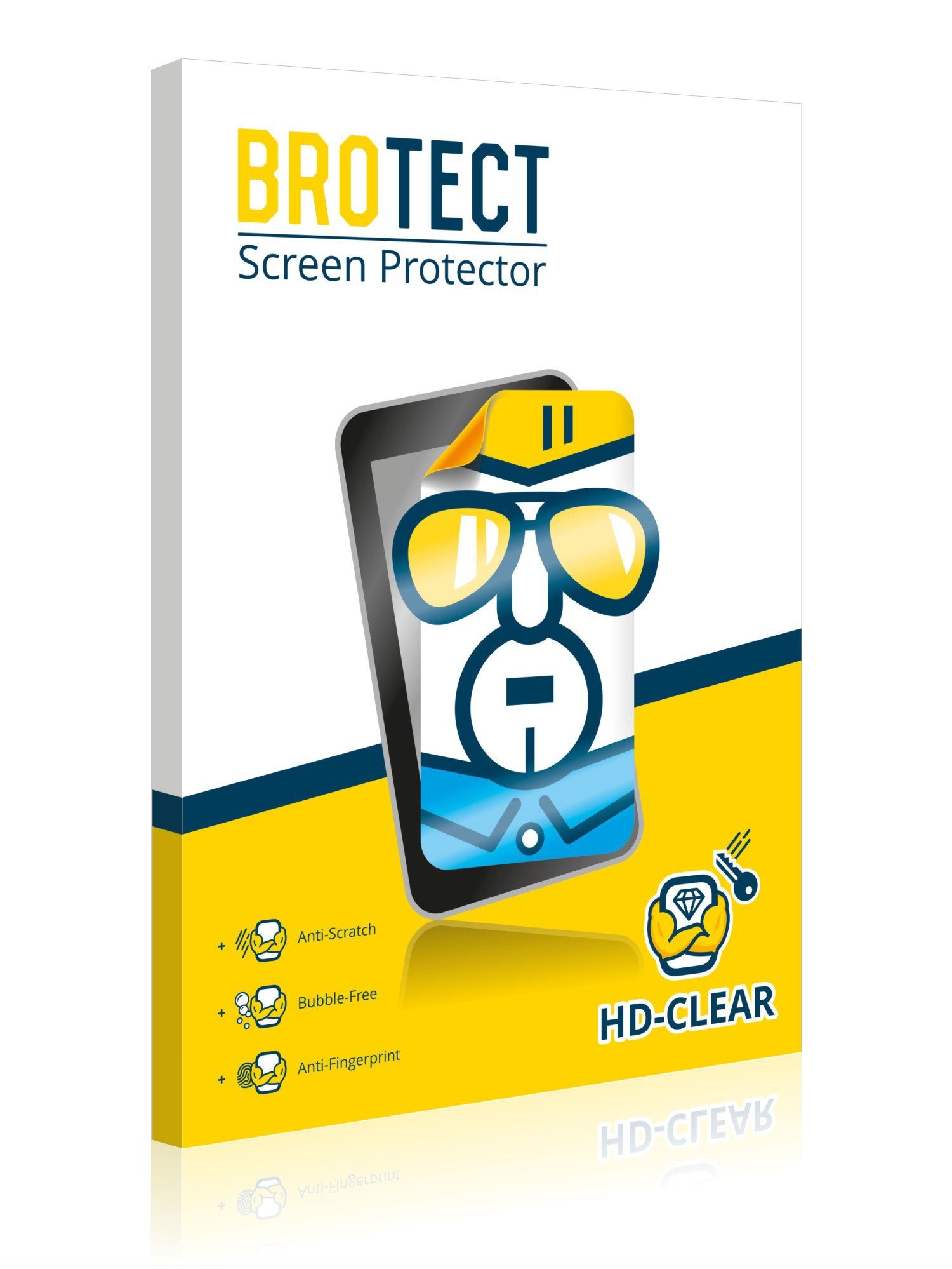 BROTECT (2 Stück Schutzfolie für Apple iPad 1 2010 Displayschutz Folie Ultra-Klar