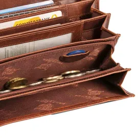 Matador BRÜGGE XL Damen Geldbörse braun