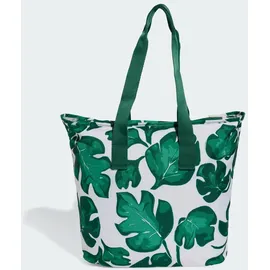 adidas Leaf Print Women - Tragetasche (orbit grey/collegiate green/green/semi court green)