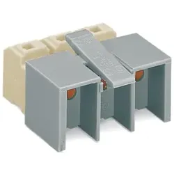 Wago 272-403/272-489 Netzanschlussklemme, ohne PE-Kontakt, ohne Drücker, weiß/grau 272403272489 - 500 Stück
