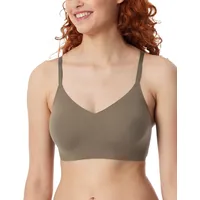 SCHIESSER Damen nahtloses Bustier Spaghettiträger mit herausnehmbaren Pads - Invisible Soft