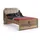 xl moebel gmbh Kinderbett Pirat 94 x 90 x 220 cm Holz braun