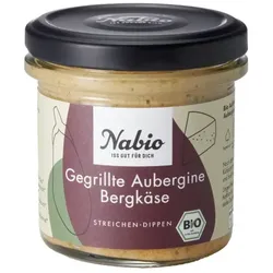 Nabio Aufstrich - Gegrillte Aubergine Bergkäse bio