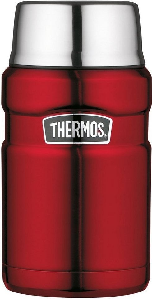 Preisvergleich Produktbild THERMOS Thermobehälter Stainless King, Edelstahl, (1-tlg), 710 ml rot