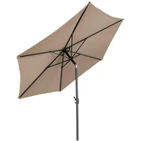 Mojawo Mojawo, Sonnenschirm 3m – Knickbarer UV30 Kurbel Beige