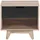 Beliani Nachtschrank Spencer 50 x 46 x 50 cm Schwarz