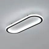 Goeco - Moderne Led Deckenleuchte 22w 2500lm, Kleeblatt-design, Kaltweiß 6500k Deckenlampe Für Küche, Balkon,