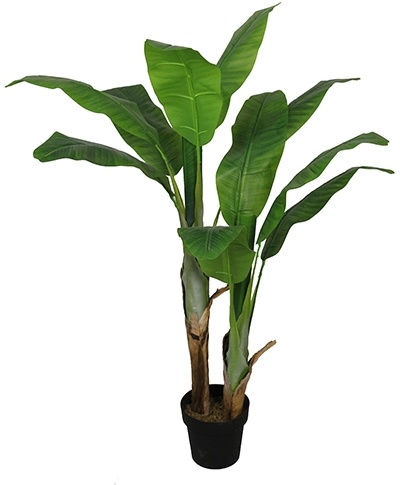 Bananenpflanze 140 cm Kunstblume Seide Kunstblume - Buitengewoon de Boet