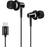 USB Typ C Kopfhörer, In-Ear Ohrhörer Kompatibel mit Xiaomi 12/11T Pro,10 10Pro, mi 9, mi 8, 8 se, CC9 Pro, Mix 4, Mix2, Mix2s, Redmi K40/K30/Pro, Note 8t/8/8 Pro/8A, mit Mikrofon und Lautstärkeregler