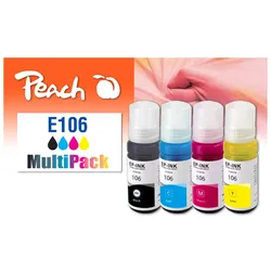 Peach Spar Pack Tintenpatronen kompatibel zu Epson No. 106