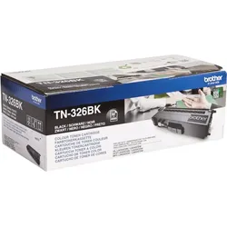 Brother TN-326BK / Schwarz / Original BROTHER Laserdrucker Toner TN 326BK