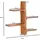 Wohnling Wandregal 58 x 60 x 15 cm Sheesham