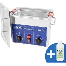 Emmi-Dent Ultraschallreiniger Emmi-20HC Plus Silber