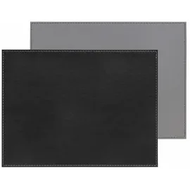 Freeform Duo - Platzset, rechteckig, Schwarz/Grau