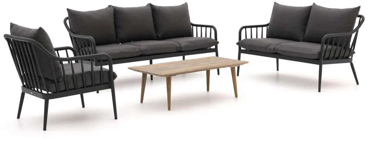 + 10 % Kassenrabatt | Manifesto Celante/ROUGH-K Sessel-Sofa Lounge-Set 4-teilig