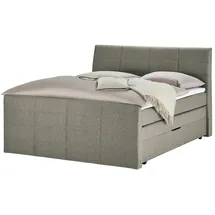 Möbel Kraft Boxspringbett 188 x 124 cm Beige