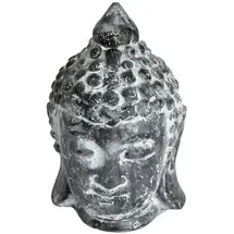 Goldbach Buddha Kopf Schwarz Keramik Deko Figur