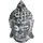 Goldbach Buddha Kopf Schwarz Keramik Deko Figur
