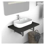 vidaXL Badmöbel Grau 60x40x16,3 cm
