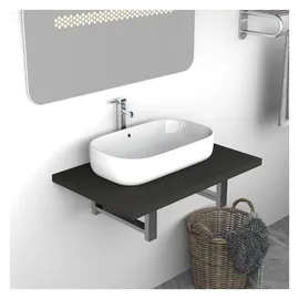 vidaXL Badmöbel Grau 60x40x16,3 cm