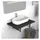 vidaXL Badmöbel Grau 60x40x16,3 cm