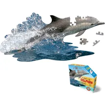 Madd Capp 884006 Konturpuzzle 100 Teile, Jr. Delfin
