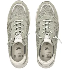 Mustang Damen Sneaker Low Grün 38