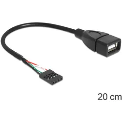 Delock USB-Kabel intern auf extern - USB (W)