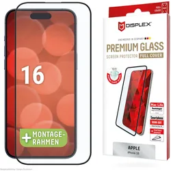 DISPLEX Panzerglas 10H vollflächig für Apple iPhone 16