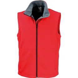 Result Softshell Bodywarmer, red, L