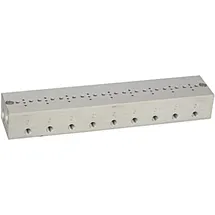 Riegler Reihengrundplatte 9-fach M5 für Mini-Magnetventile 15 mm