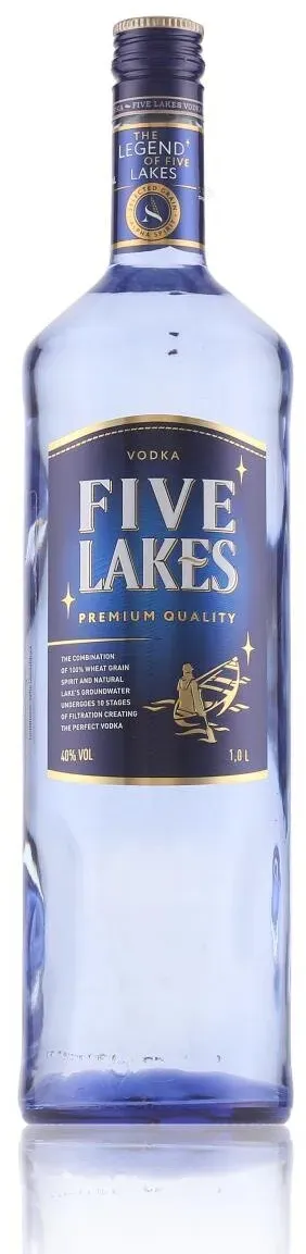 Five Lakes Premium Vodka 40% Vol. 1l