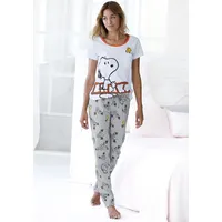 Peanuts Pyjama in weiß-grau | Gr.: 36/38,