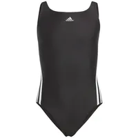 adidas 3-Streifen Badeanzug Black / White 140    