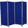 Angerer Paravent 4-TLG. PE blau
