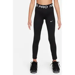 NIKE Kinder Tight Pro Leak Protection: Period, BLACK/WHITE, XS
