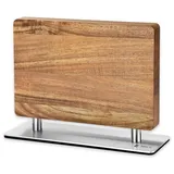 Wakoli Magnet-Messerblock Wakoli Premium Doppelseitiger Magnet-Messerhalter aus Akazienholz (1tlg), beidseitig magnetisch braun