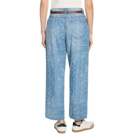 Cartoon Stoffhose Loose Fit Blau 36