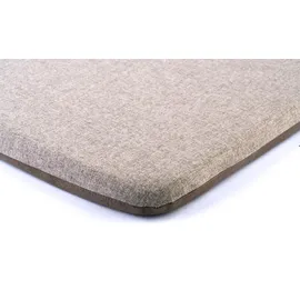 brückner hans Wende-Sitzkissen SORRENT, 38 x 38 cm - Braun Caramel Polyester - mit Reißverschluss