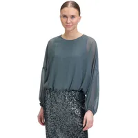 Vera Mont Oversize-Bluse mit Rundhalsausschnitt in Grey olive), |