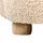 Beliani Kindersessel Katze 40 x 40 x 30 cm Holz beige