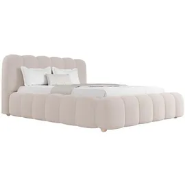 Juskys Catania 140 x 200 cm Beige inkl. Matratze