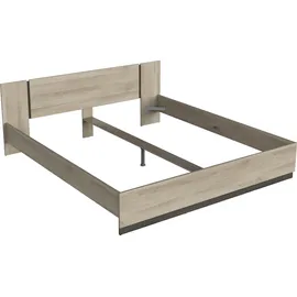 Demeyere Bettgestell Watson 180 x 200 cm Eiche braun