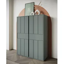 Home Affaire Highboard 103,4 x 139,5 x 40 cm grün