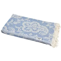 Hamamtuch PAISLEY blau, Doubleface Tuch edel & hochwertig, 100% Baumwolle, 90 x 175 cm 1 St