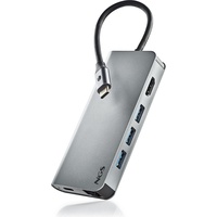 NGS Wonder dock 8 USB 2.0 Type-C Silber