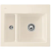 Villeroy & Boch Subway 60 XM rechts crema + Handbetätigung + Lochbohrungen