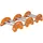 Singing Rock Umlenkrolle Kantenroller 3er Set Orange
