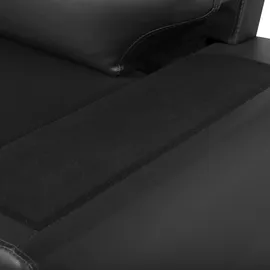 Beliani Sofa 3-Sitzer Vogar Kunstleder Schwarz