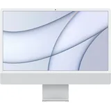 Apple iMac 61 cm (24 Zoll) 4480 x 2520 Pixel Apple M 8 GB 256 GB SSD All-in-One-PC macOS Big Sur Wi-Fi 6 (802.11ax) Silber